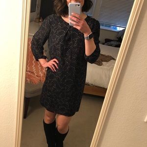 Forever 21 3/4 Sleeve Shift Dress